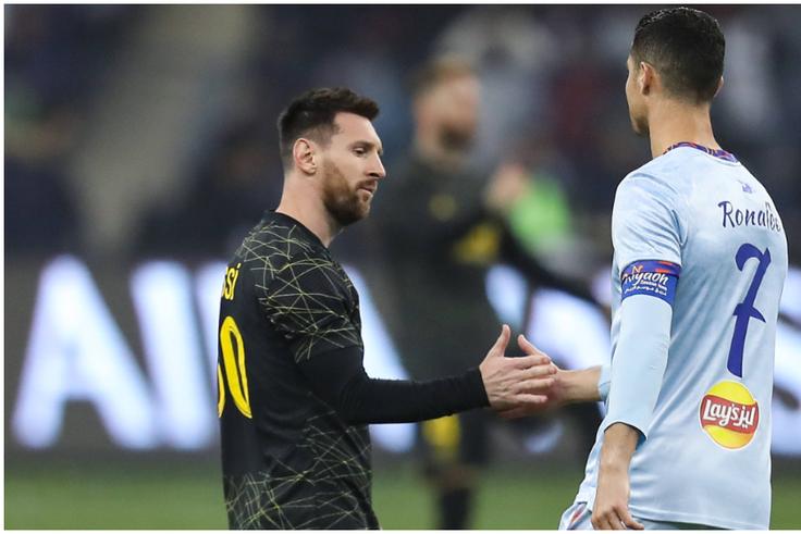 Lionel Messi and Cristiano Ronaldo.