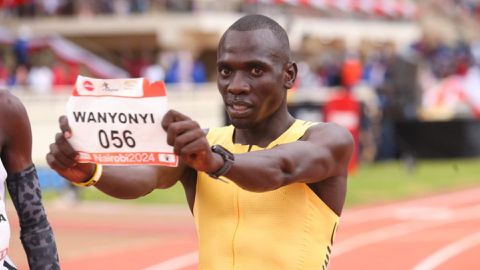Emmanuel Wanyonyi sets specific time targets he plans to run this season