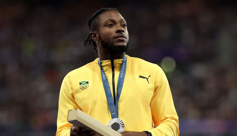 Kishane Thompson Explains Why he Did not Treat Himself After Narrow Loss to Noah Lyles in Paris