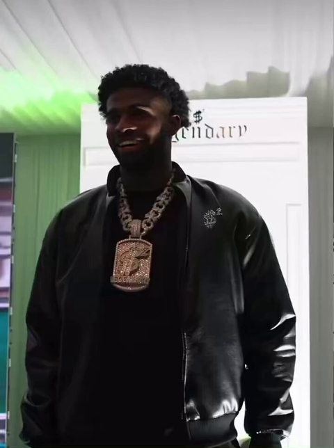 Shedeur Sanders at the ceremony.