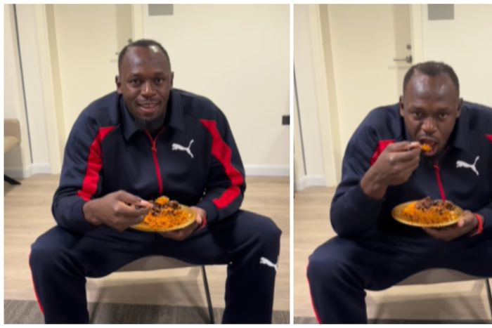Usain Bolt just tasted Nigerian jollof rice and the debate is officially over