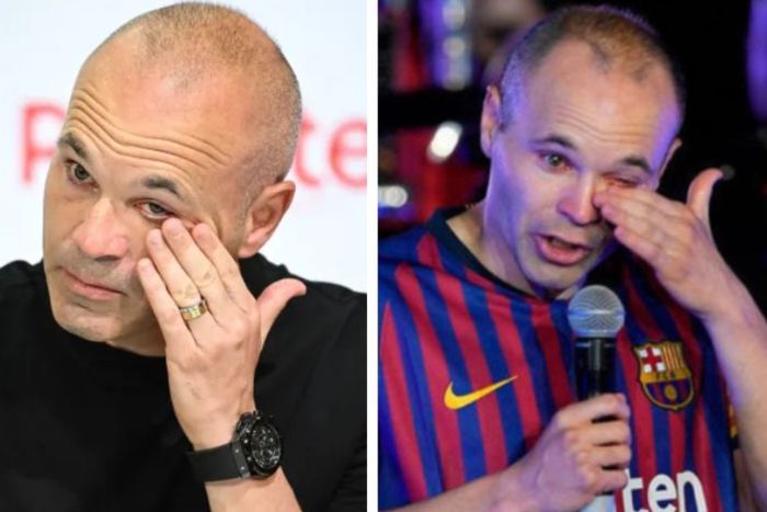 Barcelona legend Andres Iniesta left the club five years ago.