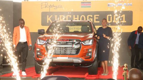 Eliud Kipchoge over the moon as Isuzu officially unveil a brand new 'beast' in his honour