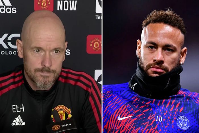 Manchester United's Erik ten Hag responds to Neymar rumours