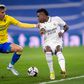Midfielder accused of racially abusing Vinicius caught in biting incident