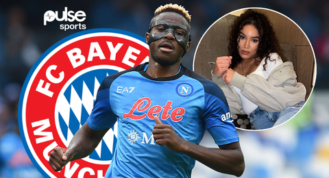 Victor Osimhen reportedly spotted in Berlin with his German girlfriend and daughter amid transfer rumour