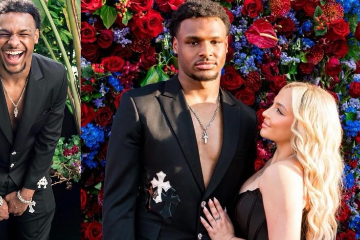 Bronny James invited Peyton Gelfuso, his alleged girlfriend, to his high school prom.
