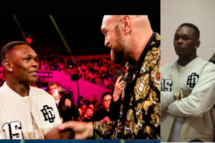 Tyson Fury met with UFC middleweight champion Israel Adesanya and once again expressed his lack of interest in cage fighting.