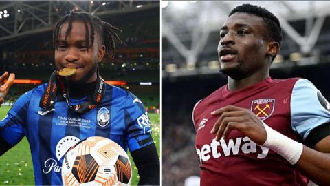 EPL Beware! West Ham pushing to pair hat-trick hero Ademola Lookman with Kudus for next season