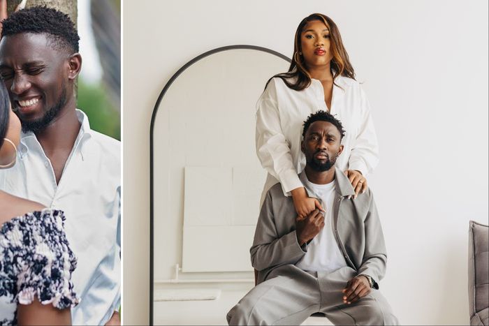 Super Eagles of Nigeria star Wilfred Ndidi celebrates wedding anniversary with Dinma Fortune.