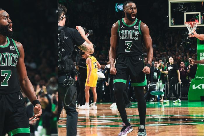 In a recap of the NBA playoffs, Jaylen Brown scores 40 points as the Celtics beat the Pacers in Game 2 of the Eastern Conference Finals.