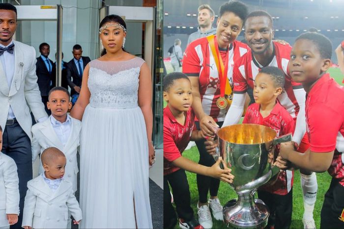 Dora debunks DNA shows kids are not that of Super Eagles star Olanrewaju Kayode and parented by Pastor Tobi Adegboyega.