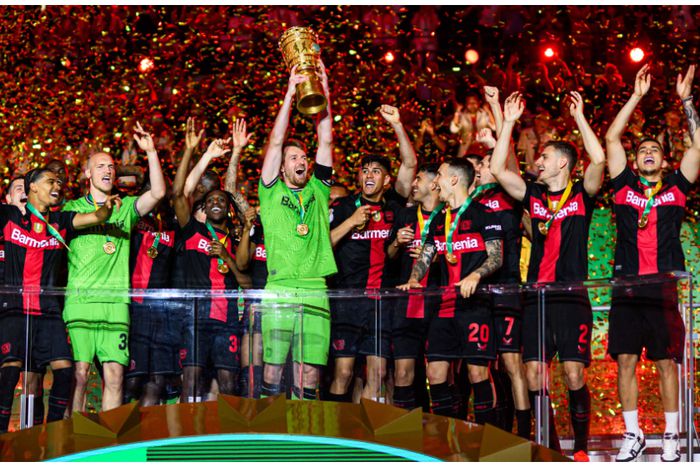 DFB-Pokal champions Bayer Leverkusen.