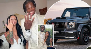 I'm not a gold digger - NFL rookie ignores fans warning, marries 'baddie' girlfriend and gifts her brand new G Wagon worth ₦984 MILLION