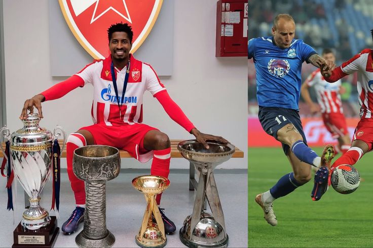 In Serbia, Super Eagles star Peter Olayinka bags assist as he celebrates return from injury for Crvena Zvezda.