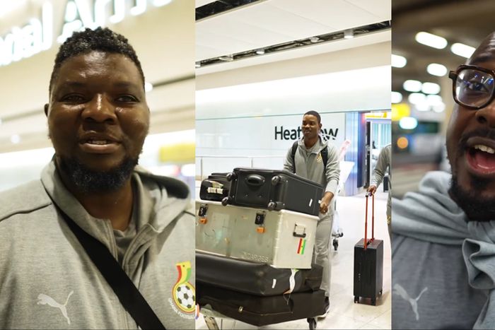 Ahead of the Jollof battle, the Black Stars of Ghana arrive in London for the Unity Cup to get ready for the Super Eagles of Nigeria.