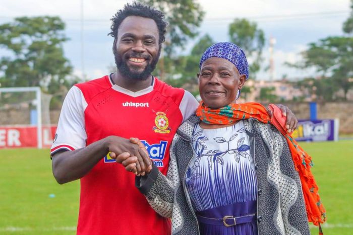 Kenya Police striker Elvis Rupia.