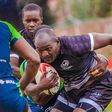 Dan Sikuta of Mwamba RFC during a friendly match.