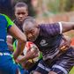 Dan Sikuta of Mwamba RFC during a friendly match.