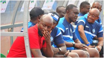 Enyimba: Finidi George 'unhappy' with performance vs Heartland in Naija Super 8