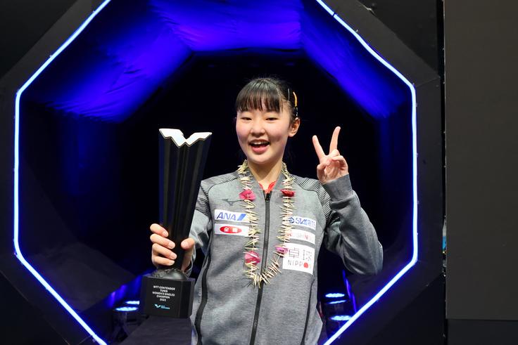 15-Year-Old Harimoto Lands First WTT Series title in Tunis