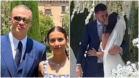 Haaland and Treble winning Man City stars storm Barcelona for Laporte's wedding