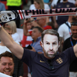 An England fan wearing a Gareth Southgate mask reacts prior to the UEFA European Championships match at Cologne Stadium, Cologne. Picture credit: Jonathan Moscrop / Sportimage