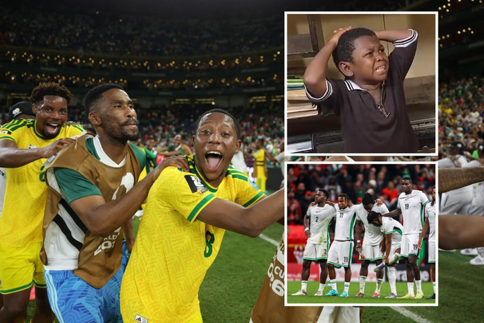 “Pain landed safely” — South African fans troll Nigeria after historic World Cup breakthrough