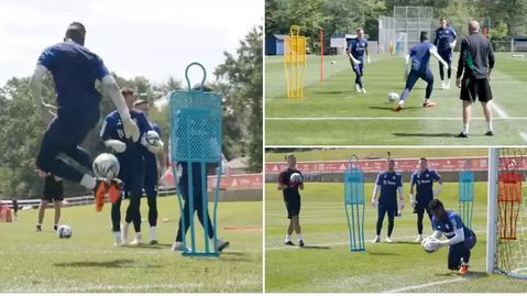 Best in the world! Man United fans react as spectacular Onana completes EVERY drill in training