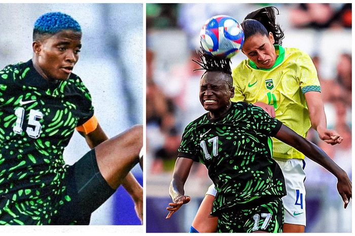 Super Falcons fall to Brazil in Paris 2024.