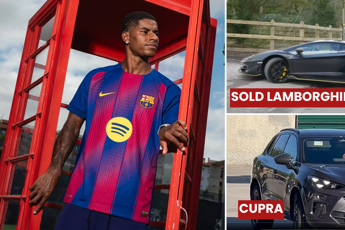 Marcus Rashford: Barca new signing trades his luxurious Lamborghini for small company car