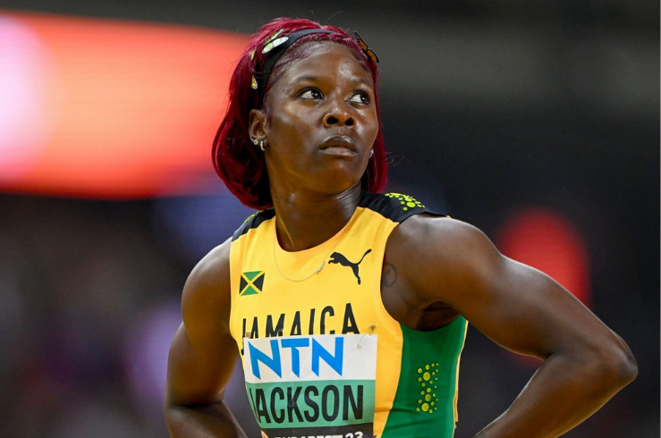 Shericka Jackson storms to second-fastest 200m time in history to win world title