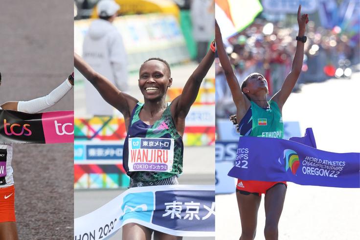 Who will carry the day in the women's marathon in Budapest?