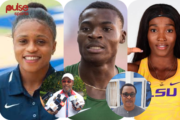 AFN President laments on Nigerian athletes' indulging in fraud || Photo Credit: Oral Roberts University, The Oasis Reporters, Radio Nigeria, Pulse Sports and The Interview Nigeria || Created by Stephen