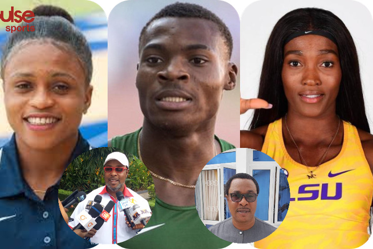 AFN President laments on Nigerian athletes' indulging in fraud || Photo Credit: Oral Roberts University, The Oasis Reporters, Radio Nigeria, Pulse Sports and The Interview Nigeria || Created by Stephen
