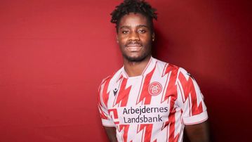 Richard Odada: Winning debut for Kenyan midfielder at his new Danish club