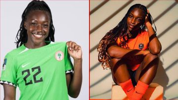 Ebony beauty! Nigerians gush over Michelle Alozie as she prepares for pre-season