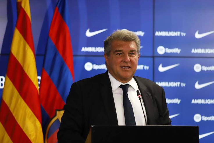 Barcelona president Joan Laporta || image credit: Imago