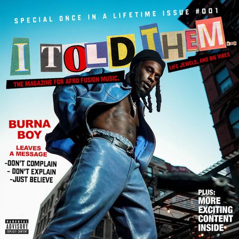 Burna Boy released his new album 'I Told Them' to rave reviews || Image credit: Stereogum