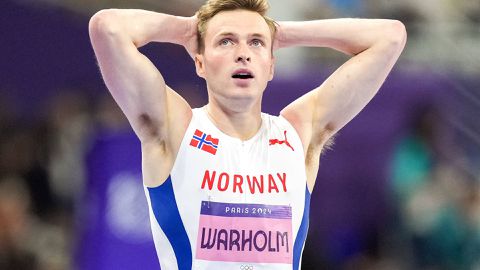 Karsten Warholm strikes meeting record to claim 400m hurdles victory in Silesia