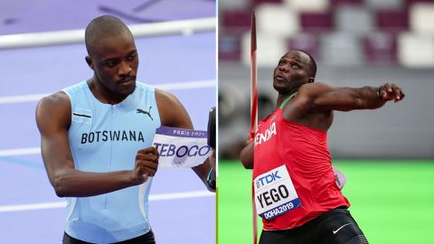 [WATCH]- Julius Yego fondly embraces Letsile Tebogo at Lausanne Diamond League