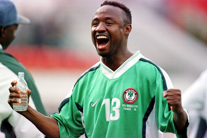 Babangida made 36 appearances for the Super Eagles of Nigeria from 1994 to 2004 and contributed five goals. - Imago