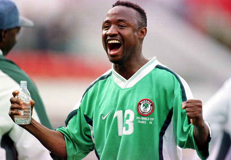 Babangida made 36 appearances for the Super Eagles of Nigeria from 1994 to 2004 and contributed five goals. - Imago