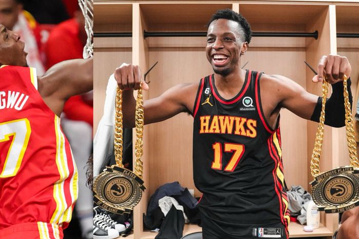 The 23-year-old Onyeka Okongwu who grew up in Chino Hills' vibrant Filipino culture, is reportedly thinking of naturalizing in order to represent the Philippines set to dump Nigeria - Imago/Atlanta Hawks