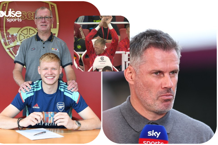 Aaron Ramsdale's dad slams Jaime Carragher