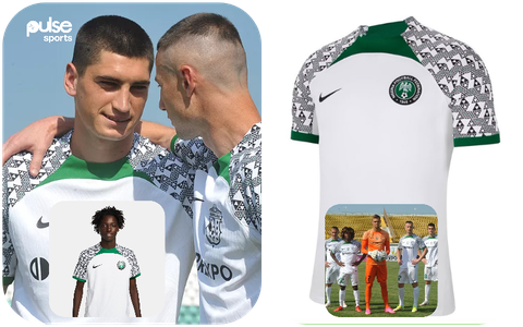 Ukrainian club copy Nigeria's Super Eagles jersey - Pulse Sports Nigeria