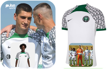 Ukrainian club copy Nigeria’s Super Eagles jersey
