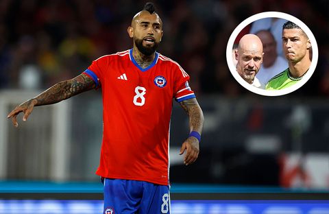 ‘Bald guys are very complicated’- Arturo Vidal rips into Erik ten Hag for getting rid of Cristiano Ronaldo