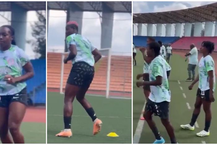 Nigeria Super Falcons in Ethiopia.
