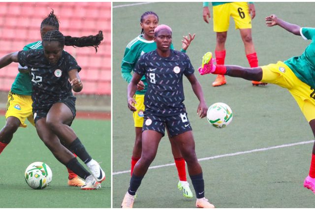Michelle Alozie and Asisat Oshoala had a quiet game against Ethiopia.